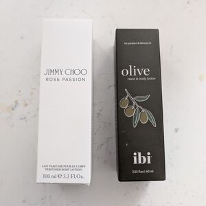 Jimmy Choo and Ibi Hand Lotions